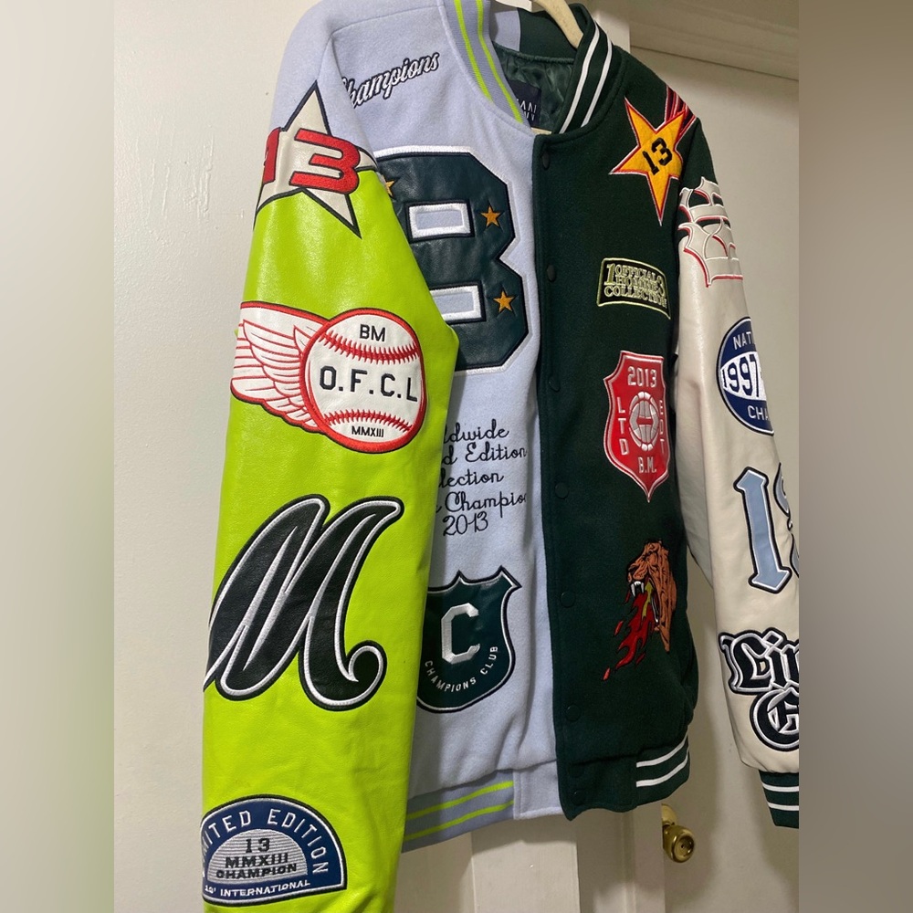 MENS VINTAGE STYLE VARSITY JACKET